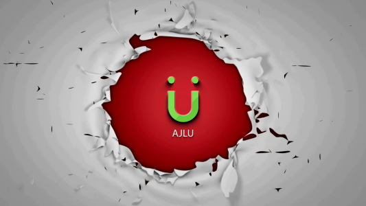 abstract tear logo animation