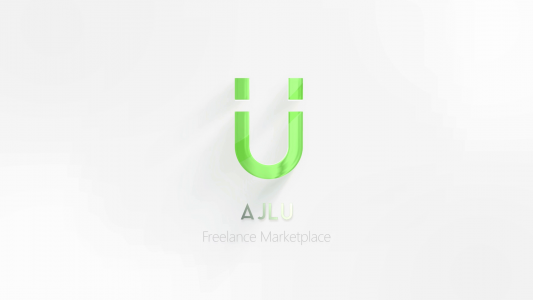 corporate liquid logo animation