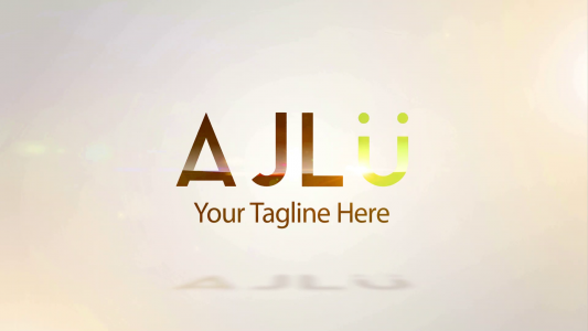 flip open abstract logo animation