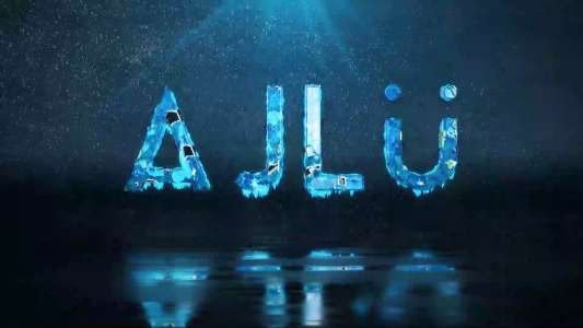 frozen winter logo animation