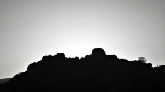 beautiful dark mountain