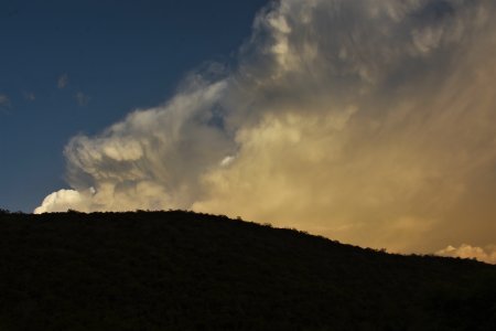 beautiful dark mountain