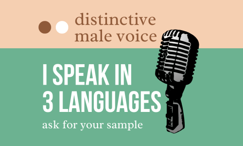 Unique Baritone Male Voice Over Talent