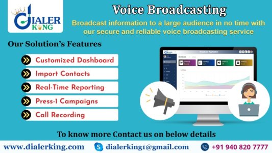 Voice broadcasting solution