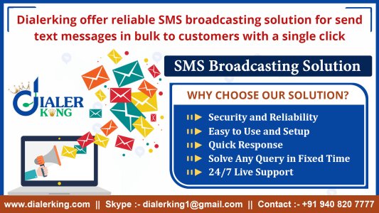 SMS broadvasting